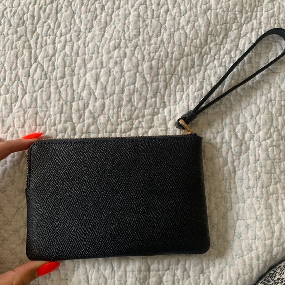 Coach Leather Corner Zip Wristlet - Picture 2 of 3